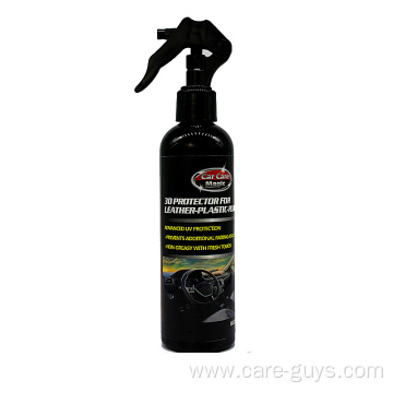 Dashboard polish interior cleaning spray car care